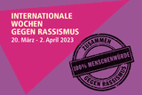 Von Montag, 20. März, bis Sonntag, 2. April, finden in Wiesbaden Veranstaltungen und Aktionen rund um die Themen Rassismus und Diskriminierung  statt.