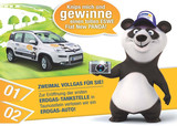 Erdgasbetriebener Fiat Panda von ESWE zu gewinnen