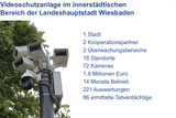 Videoschutzanlage in Wiesbaden über ein Jahr in Betrieb: 86 Tatverdächtige überführt - wichtiger Baustein der Wiesbadener Sicherheitsarchitektur.