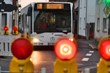 Busumleitungen wegen Einbahnstraßenregelung der Carl-von-Ossietzky-Straße in Wiesbaden-Klarenthal.