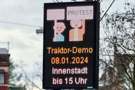 Bauern-Protest in Wiesbaden: Montag droht Verkehrschaos in der Stadt sowie hessenweit.