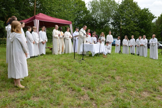 Die Gemeinde St. Birgid feiert Christi Himmelfahrt
