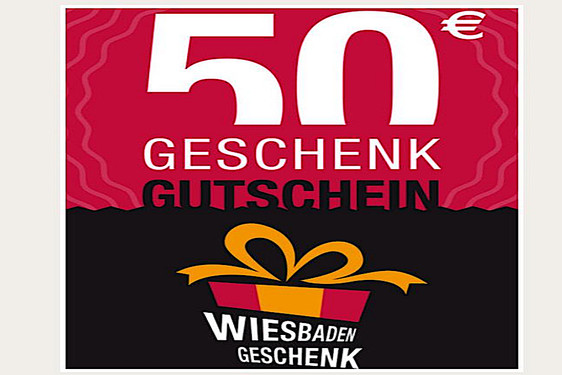 Gutscheinaktion der Stadt Wiesbaden: Handel, Gastronomie und Kultur aktiv unterstützen.