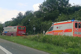 edizinischer Notfall auf der Autobahn 66 bei Wiesbaden-Nordenstadt. Mann erleidet einen Herz-Kreislauf-Stillstand und wird reanimiert. Rettungskräfte waren im Einsatz.