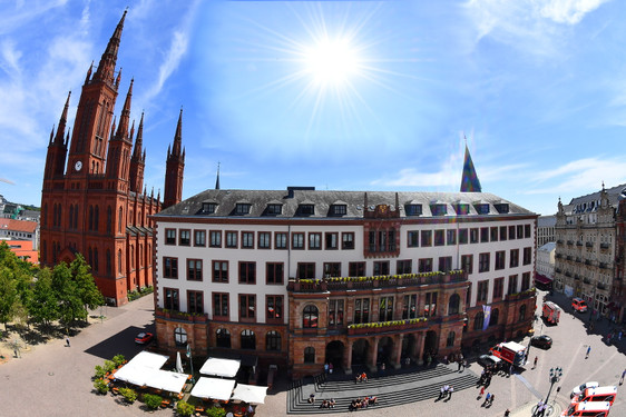 Mehrere Ausschüsse der Stadtverordnetenversammlung tagen im Wiesbadener Rathaus
