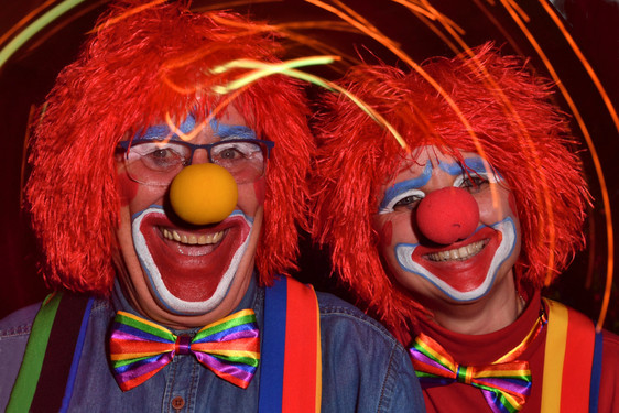 Clowns bei der kleinen Sitzung der Spinner Wiesbaden