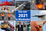 Jahresrückblick 2021 von Wiesbadenaktuell.de: Corona, Salzbachtalbrücke, Verkehrschaos, eine Weltkriegsbombe, ein großen Knall und eine Sprengung.