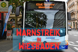 Warnstreik im öffentlichen Nahverkehr am Freitag 3. März. Auch in Wiesbaden wird kein Bus fahren.