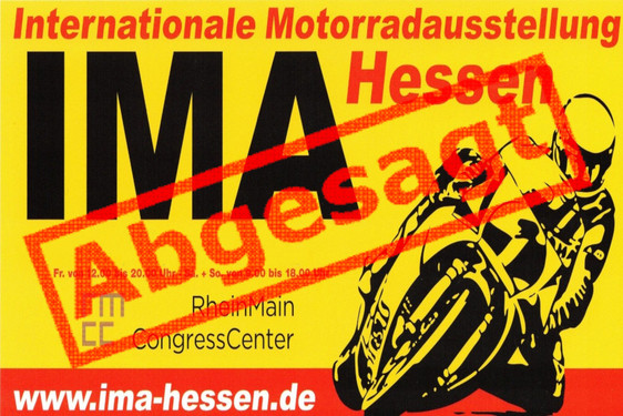 Internationale Motorradausstellung in Wiesbaden 2020 abgesagt.