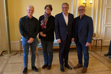 Vertreter der Wiesbadener Stadtpolitik und der DGB Rheingau-Taunus trafen sich zu einem Gedankenaustausch anläßlich des Tags der Arbeit
