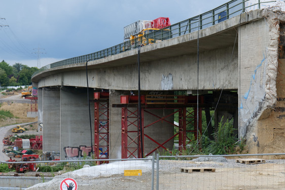 A66 Salzbachtalbrücke: Notstabilisierung wird in Kürze abgeschlossen sein