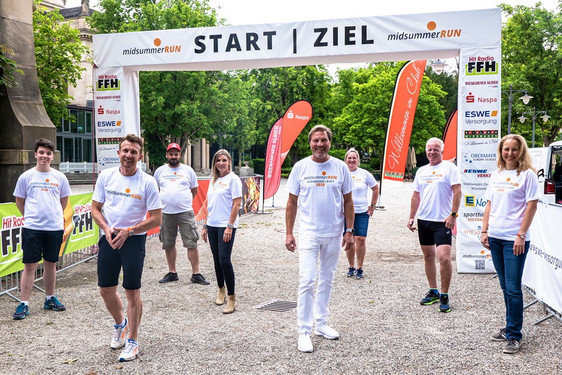1.123 Teilnehmer des midsummerRUN erlaufen in 10 Tagen über 15.000 Euro für Wiesbadens Sportvereine