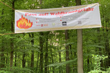 Hohe Waldbrandgefahr in Wiesbadener Frost wegen der aktuellen Trockenheit.