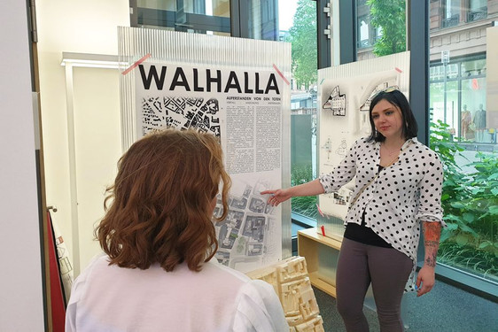 Studierende der HSRM Wiesbaden haben Ideen für die Gestaltung des Walhalla entwickelt.