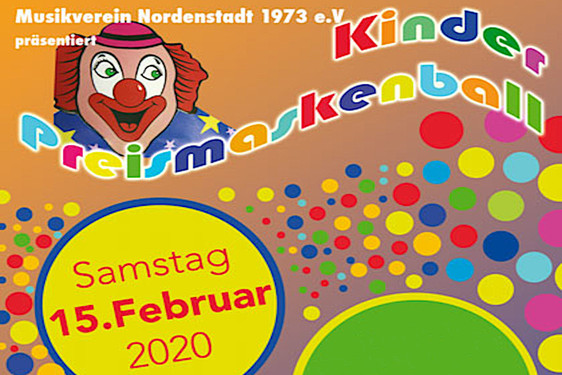 Kindermaskenball des Musikverein Nordenstadt am 15. Februar 2020