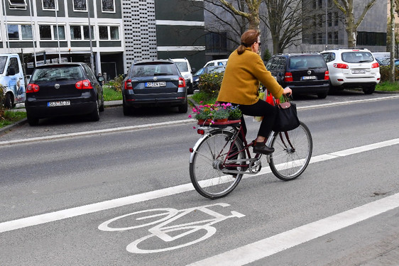 Steigerung der Fahrradnutzen in der Landeshauptstadt - das ist das Ziel von Verkehrdezernent Kowol.