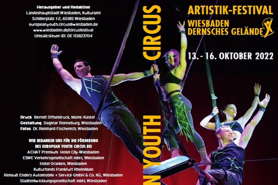 Am Montag, 1. August, beginnt der Vorverkauf für den European Youth Circus im Oktober. Die Artistinnen und Artisten kommen aus 14 verschiedenen europäischen Ländern nach Wiesbaden.