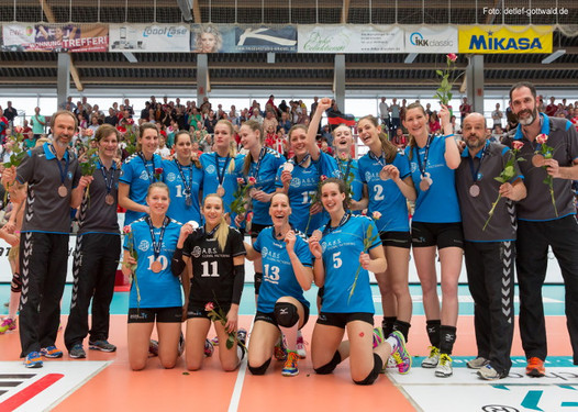 VCW-Team gewinnt in Dresden die Bronzemedaille und beendet somit eine erfolgreiche Saison 2014/15.