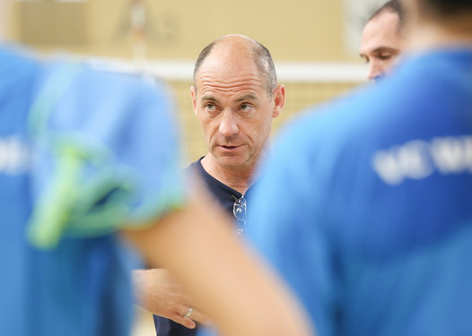 Ist voll fokussiert: VCW-Chef-Coach Dirk Groß arbeitet mit seinem Team auf den Saisonstart hin