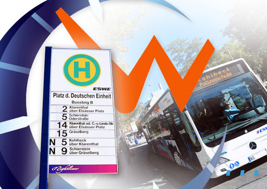 Buslinien 5, 28 und 45 werden in Wiesbaden um die Abraham-Lincoln-Straße herum umgeleitet.