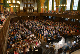 In der Wiesbadener Lutherkirche wurde unter dem Motto "500 Jahre Gesangbuch" ein Festkonzert zelebriert