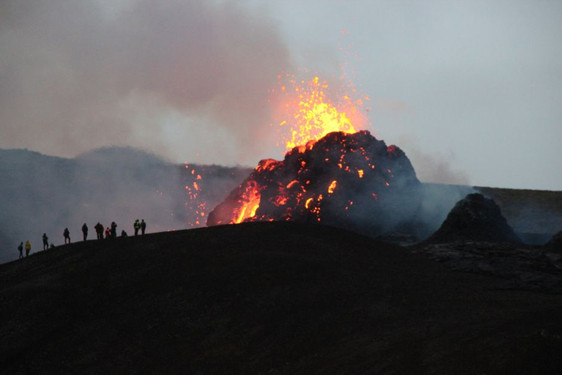 Vulkanausbruch im Fagradalsfjall Gebiet
