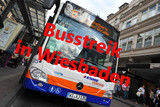 Erneuter Warnstreik in Wiesbaden. Am Mittwoch, 11. April, könnten wieder alles ESWE Busse stillstehen.